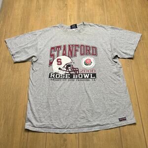Vintage Stanford Rose Bowl 2000 T Shirt JanSport XL Pasadena Football Y2K